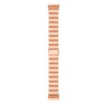 Fb.m67.rg Up Rose Gold Stainless Steel Replacement Watch Band Strap For Fitbit Charge 3