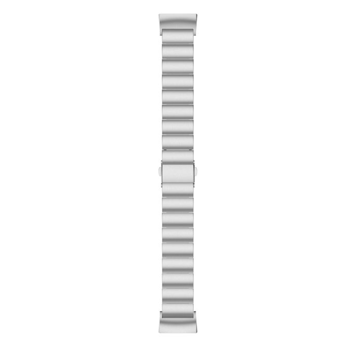 Fb.m67.ss Up Silver Stainless Steel Replacement Watch Band Strap For Fitbit Charge 3