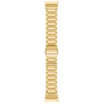 Fb.m68.yg Up Yellow Gold Stainless Steel Metal Replacement Watch Band Strap For Fitbit Charge 3