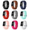Fb.r32 All Silicone Rubber Replacement Watch Band Strap For Fitbit Charge 3