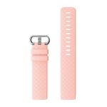 Fb.r32.13 Up Pink Silicone Rubber Replacement Watch Band Strap For Fitbit Charge 3