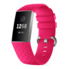 Fb.r32.13a Front Rose Silicone Rubber Replacement Watch Band Strap For Fitbit Charge 3