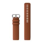 Fb.r32.2 Up Brown Silicone Rubber Replacement Watch Band Strap For Fitbit Charge 3