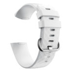 Fb.r32.22 Alt White Silicone Rubber Replacement Watch Band Strap For Fitbit Charge 3