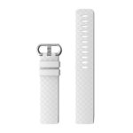 Fb.r32.22 Up White Silicone Rubber Replacement Watch Band Strap For Fitbit Charge 3