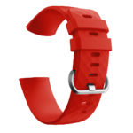 Fb.r32.6 Alt Red Silicone Rubber Replacement Watch Band Strap For Fitbit Charge 3