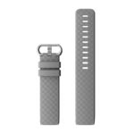 Fb.r32.7 Up Grey Silicone Rubber Replacement Watch Band Strap For Fitbit Charge 3