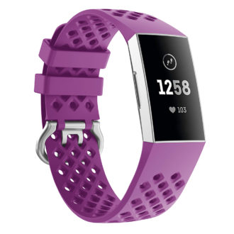 Perforated Rubber Strap For Fitbit Charge 4 & Charge 3 | StrapsCo