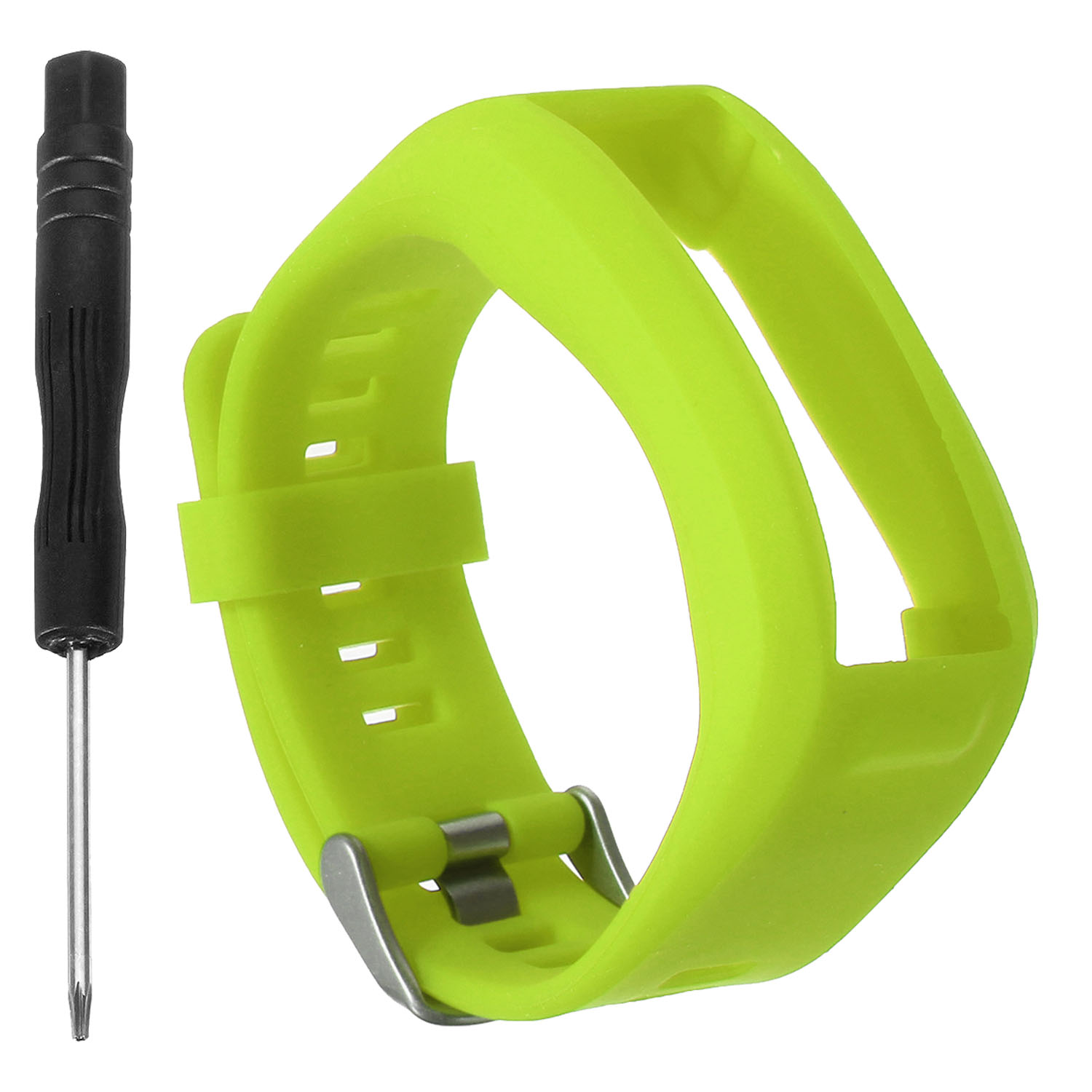 Amanod Replacement Silicone Bracelet Strap Wristband for Garmin Vivosmart  HR (145mm-210mm, Purple)