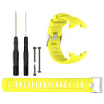 Su.r13.10 Main Yellow Silicone Rubber Replacement Watch Strap Band For Suunto D4i Novo