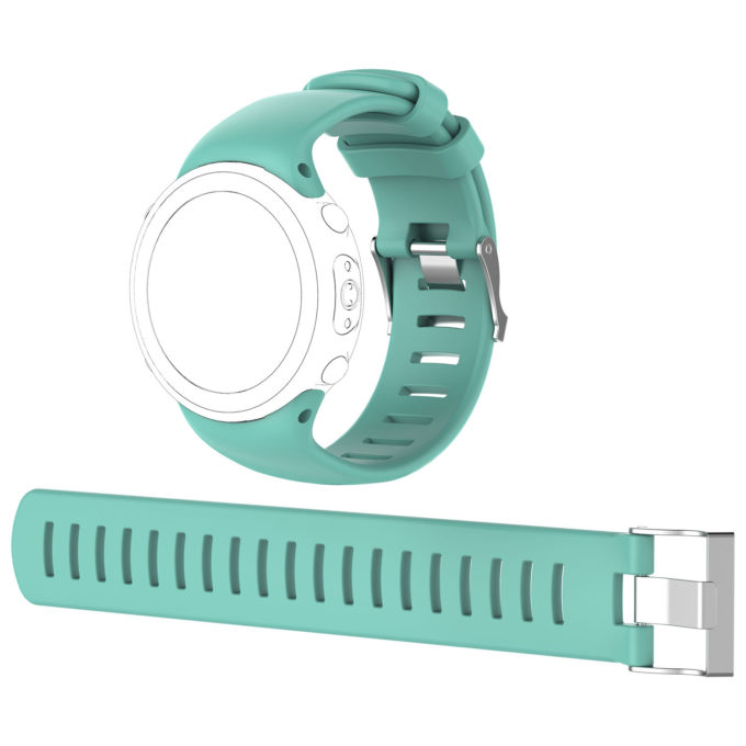 Su.r13.11 Alt Turquoise Silicone Rubber Replacement Watch Strap Band For Suunto D4i Novo