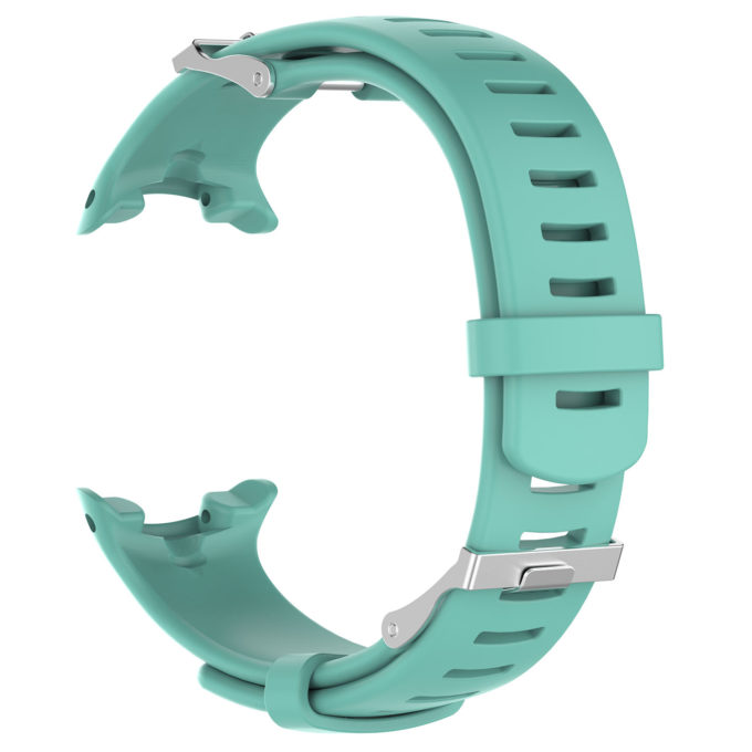 Su.r13.11 Back Turquoise Silicone Rubber Replacement Watch Strap Band For Suunto D4i Novo