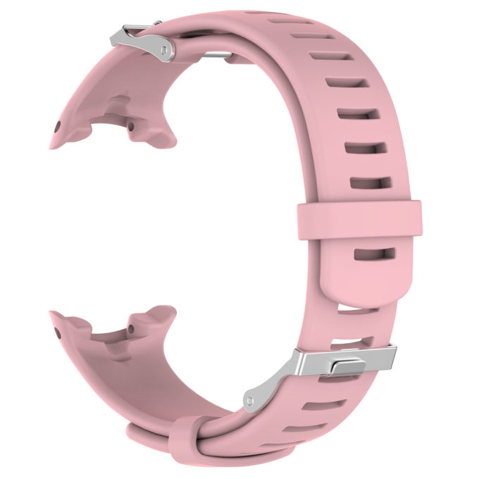 Su.r13.13 Back Pink Silicone Rubber Replacement Watch Strap Band For Suunto D4i Novo