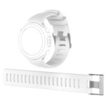 Su.r13.22 Alt White Silicone Rubber Replacement Watch Strap Band For Suunto D4i Novo