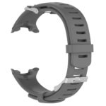 Su.r13.7 Back Grey Silicone Rubber Replacement Watch Strap Band For Suunto D4i Novo