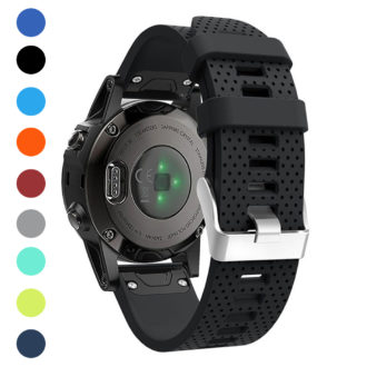 G.r16.1 Replacement Strap Band For Garmin Fenix 5S In Black 2