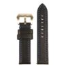 St23.1.5 Up Black & Blue Heavy Duty Mens Leather Watch Band