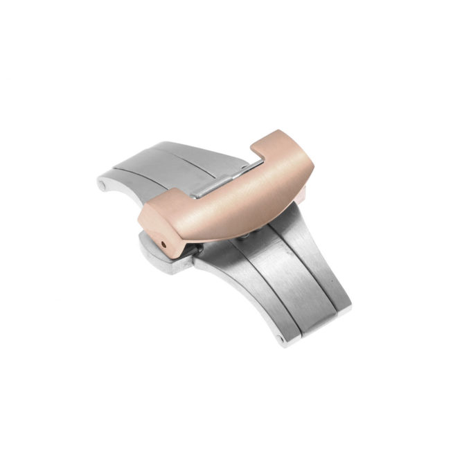Cl.pn.rg Closed Rose Gold Stainless Steel Deployant Deployment Clasp For Panerai Watch Band Strap