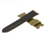 Ps3.17 Back Khaki Salvage Leather Panerai Watch Band Strap For Deployant Clasp