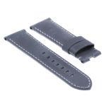 Ps3.5 Angle Oyster Blue Salvage Leather Panerai Watch Band Strap For Deployant Clasp