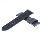 Ps3.5 Back Oyster Blue Salvage Leather Panerai Watch Band Strap For Deployant Clasp