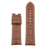 Ps4.3 Up Rust Croc Leather Panerai Watch Band Strap For Deployant Clasp