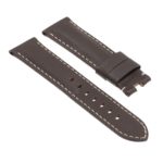 Ps5.2 Angle Brown Smooth Leather Panerai Watch Band Strap For Deployant Clasp