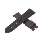 Ps5.2 Back Brown Smooth Leather Panerai Watch Band Strap For Deployant Clasp