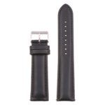 St18.1.1 Up Black Padded Smooth Leather Watch Band Strap