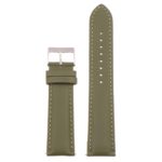 St18.11.11 Up Green Padded Smooth Leather Watch Band Strap