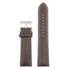 St18.2.22 Up Brown & White Padded Smooth Leather Watch Band Strap
