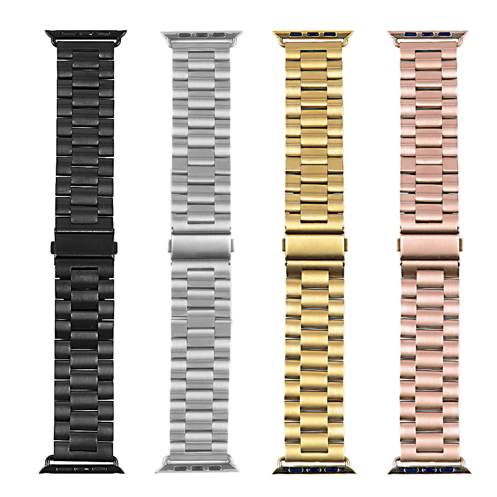 Stainless Steel Apple Watch Bands – Silver