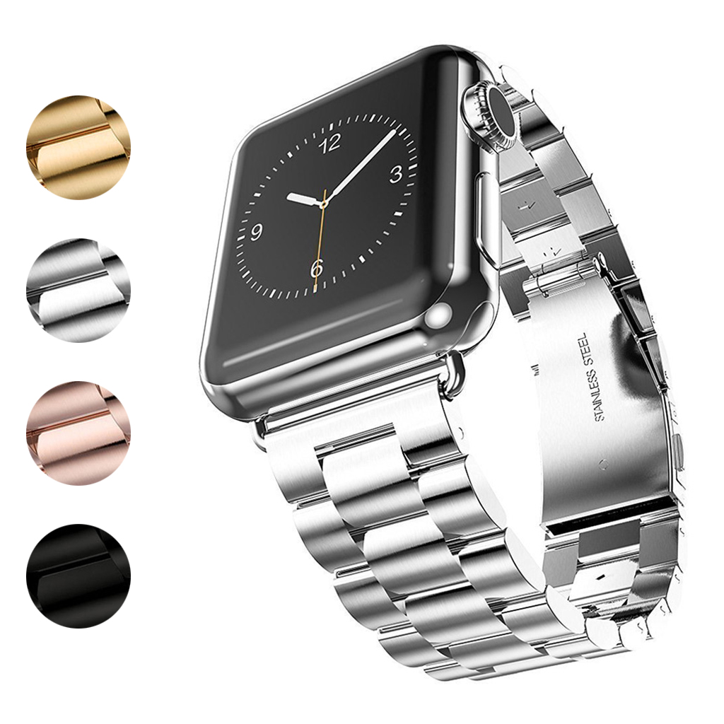 Link Bracelet Apple Watch Band Stainless Steel - Stainless Steel