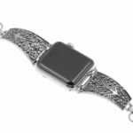 A.m12.a Front Design A StrapsCo Alloy Metal Watch Band Strap Jewelry Jewelery Bracelet For Apple Watch Series 1234 38mm 40mm 42mm 44mm