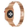 A.m13.rg Back Rose Gold StrapsCo Alloy Metal Link Watch Bracelet Band Strap With Rhinestones For Apple Watch Series 1234 38mm 40mm 42mm 44mm