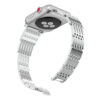 A.m13.ss Alt Silver StrapsCo Alloy Metal Link Watch Bracelet Band Strap With Rhinestones For Apple Watch Series 1234 38mm 40mm 42mm 44mm