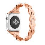 A.m34.rg Back Rose Gold StrapsCo Stainless Steel Watch Bracelet Band Strap For Apple Watch Series 4 40mm 44mm