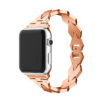 A.m34.rg Main Rose Gold StrapsCo Stainless Steel Watch Bracelet Band Strap For Apple Watch Series 4 40mm 44mm