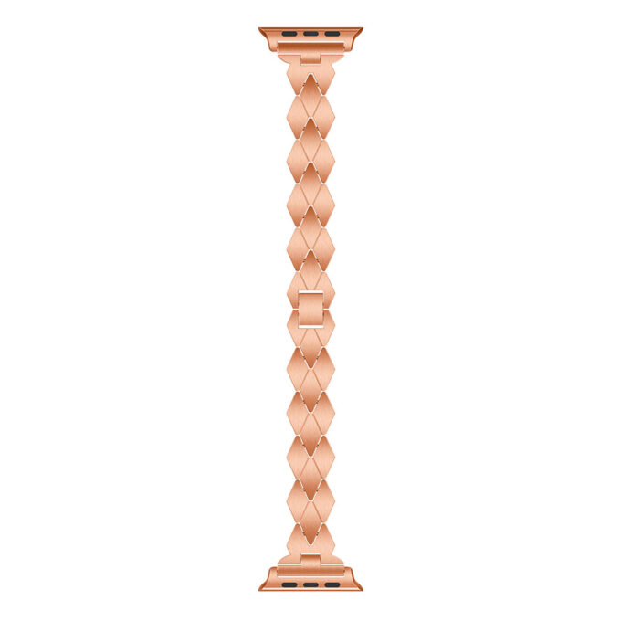A.m34.rg Up Rose Gold StrapsCo Stainless Steel Watch Bracelet Band Strap For Apple Watch Series 4 40mm 44mm