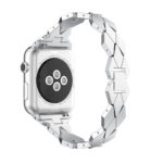 A.m34.ss Back Silver StrapsCo Stainless Steel Watch Bracelet Band Strap For Apple Watch Series 4 40mm 44mm