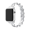 A.m34.ss Main Silver StrapsCo Stainless Steel Watch Bracelet Band Strap For Apple Watch Series 4 40mm 44mm