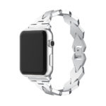 A.m34.ss Main Silver StrapsCo Stainless Steel Watch Bracelet Band Strap For Apple Watch Series 4 40mm 44mm