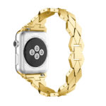 A.m34.yg Back Yellow Gold StrapsCo Stainless Steel Watch Bracelet Band Strap For Apple Watch Series 4 40mm 44mm