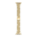 A.m35.yg Up Yellow Gold StrapsCo Alloy Metal Watch Bracelet Band Strap With Rhinestones For Apple Watch Series 4 40mm 44mm