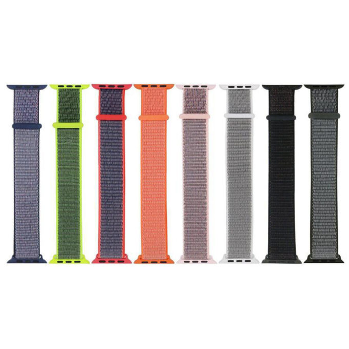 A.ny3 All Colour StrapsCo Woven Nylon Watch Band Strap For Apple Watch Series 123 38mm 42mm