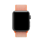 A.ny3.12 Front Neon Orange StrapsCo Woven Nylon Watch Band Strap For Apple Watch Series 123 38mm 42mm