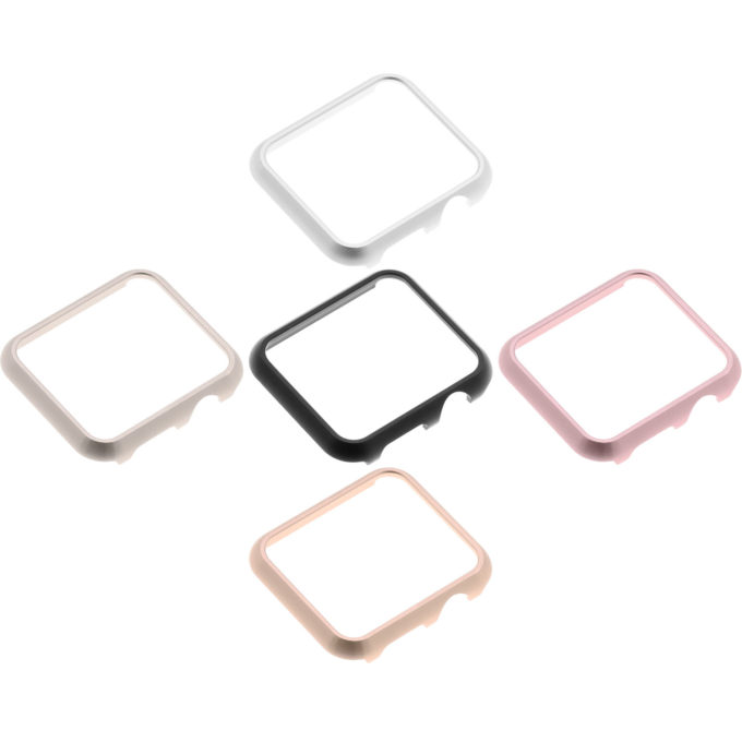 A.pc5 All Colour StrapsCo Alloy Metal Protective Case For Apple Watch Series 123 38mm 42mm