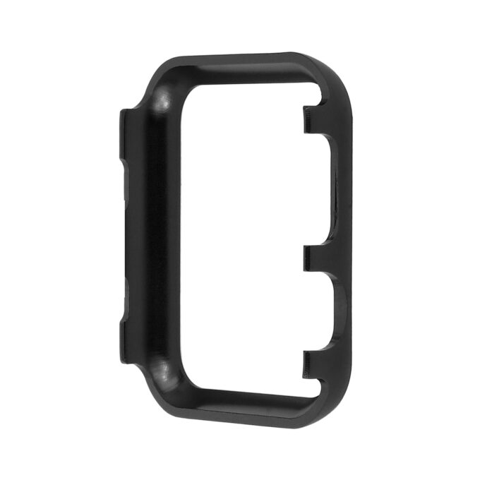 A.pc6.mb Back Black StrapsCo Alloy Metal Protective Case With Rhinestones For Apple Watch Series 1234 38mm 40mm 42mm 44mm