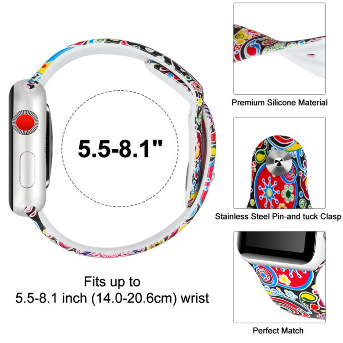 StrapsCo Graphic Apple Watch Strap