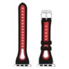 A.r7.1.6 Up Black & Red StrapsCo Silicone Rubber Sport Watch Band Strap For Apple Watch Series 4 40mm 44mm